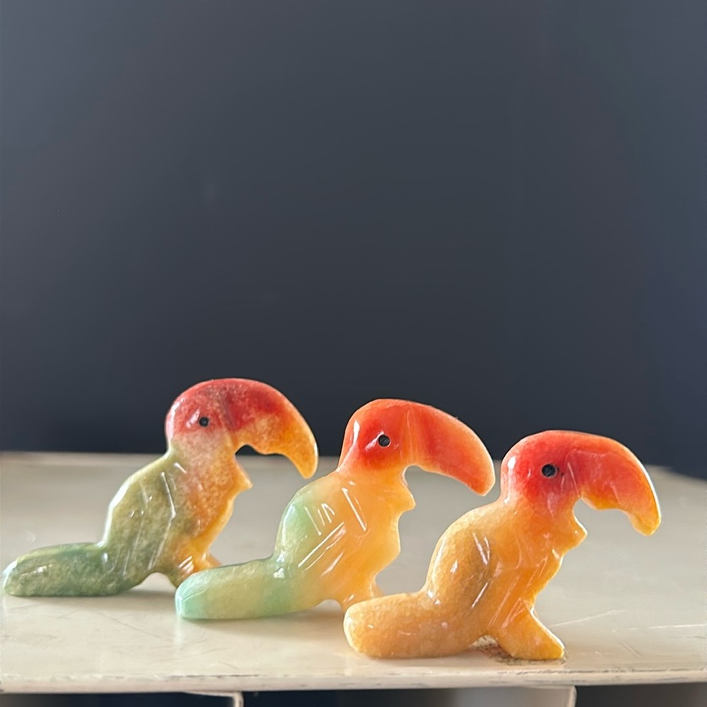 Toucans Bird Stone Set of 3